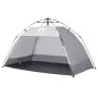 Tienda de playa 2 personas impermeable apertura rápida gris by vidaXL, tents - Ref: Foro24-4005295, Price: 64,03 €, Discount: %