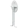 Mesa alta de comedor madera ingeniería y acero blanco Ø60x110cm by vidaXL, Kitchen and dining tables - Ref: Foro24-4008300, P...