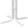 Mesa alta de comedor madera ingeniería y acero blanco Ø60x110cm by vidaXL, Kitchen and dining tables - Ref: Foro24-4008300, P...