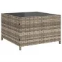 Sofá de jardín en forma de L con mesa y cojines ratán PE gris by vidaXL, Garden sets - Ref: Foro24-369041, Price: 389,00 €, D...
