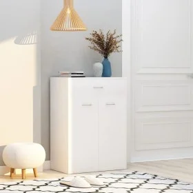 White plywood shoe cabinet 60x35x84 cm by vidaXL, Shoe racks and shoe organizers - Ref: Foro24-801071, Price: 88,55 €, Discou...