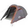 Tunnel tent for 2 people, waterproof, gray and orange. by vidaXL, tents - Ref: Foro24-94606, Price: 55,22 €, Discount: %