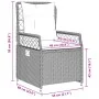 Set comedor de jardín 5 pzas con cojines ratán sintético beige by vidaXL, Garden sets - Ref: Foro24-3262918, Price: 581,88 €,...