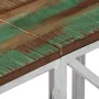 Konsolentisch aus Edelstahl und recyceltem massivem Holz in Silberfarbe. von vidaXL, Seitentische - Ref: Foro24-349992, Preis...