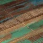 Konsolentisch aus Edelstahl und recyceltem massivem Holz in Silberfarbe. von vidaXL, Seitentische - Ref: Foro24-349992, Preis...