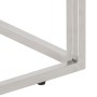Mesa consola acero inoxidable madera maciza reciclada plateada by vidaXL, Side tables - Ref: Foro24-349992, Price: 86,38 €, D...