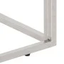 Mesa consola acero inoxidable madera maciza reciclada plateada by vidaXL, Side tables - Ref: Foro24-349992, Price: 85,63 €, D...