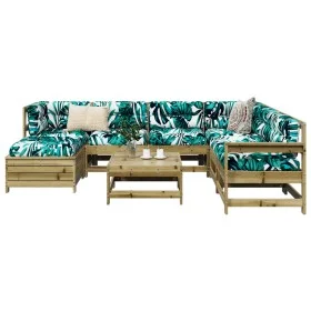 Gartensitzgruppe 8-teilig aus imprägniertem Kiefernholz von vidaXL, Gartensets - Ref: Foro24-3250575, Preis: 478,18 €, Rabatt: %