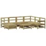 Gartensitzgruppe 8-teilig aus imprägniertem Kiefernholz von vidaXL, Gartensets - Ref: Foro24-3250575, Preis: 478,24 €, Rabatt: %