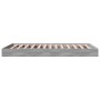 Sonoma gray engineered wood bed frame 90x190 cm by vidaXL, Beds and slatted bases - Ref: Foro24-842075, Price: 61,92 €, Disco...