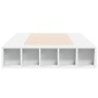 White engineered wood bed frame 75x190 cm by vidaXL, Beds and slatted bases - Ref: Foro24-3280531, Price: 113,62 €, Discount: %