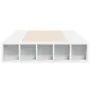 White engineered wood bed frame 75x190 cm by vidaXL, Beds and slatted bases - Ref: Foro24-3280531, Price: 112,26 €, Discount: %