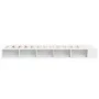 White engineered wood bed frame 75x190 cm by vidaXL, Beds and slatted bases - Ref: Foro24-3280531, Price: 112,26 €, Discount: %