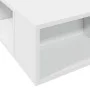 White engineered wood bed frame 75x190 cm by vidaXL, Beds and slatted bases - Ref: Foro24-3280531, Price: 112,26 €, Discount: %