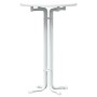 Mesa alta de comedor madera ingeniería y acero blanco Ø70x110cm by vidaXL, Kitchen and dining tables - Ref: Foro24-4008302, P...
