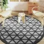 Alfombra de exterior ARAKIL negra Ø200 cm PP de vidaXL, Protectores para exterior - Ref: Foro24-368464, Precio: 40,50 €, Desc...