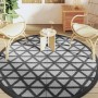 Außen-Teppich ARAKIL schwarz Ø200 cm PP von vidaXL, Outdoor-Protektoren - Ref: Foro24-368464, Preis: 38,89 €, Rabatt: %