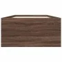 Estructura de cama madera de ingeniería marrón roble 90x190 cm de vidaXL, Camas y somieres - Ref: Foro24-3280978, Precio: 107...