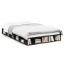 Black engineered wood bed frame 120x200 cm by vidaXL, Beds and slatted bases - Ref: Foro24-3280483, Price: 163,06 €, Discount: %