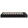 Black engineered wood bed frame 120x200 cm by vidaXL, Beds and slatted bases - Ref: Foro24-3280483, Price: 163,06 €, Discount: %