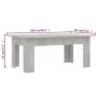 Mesa de centro madera contrachapada gris hormigón 100x60x42 cm de vidaXL, Mesas de centro - Ref: Foro24-801183, Precio: 59,87...