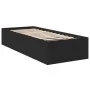 Schwarzer Bettrahmen aus Holzwerkstoff, 90 x 190 cm von vidaXL, Betten und Lattenroste - Ref: Foro24-3281064, Preis: 93,81 €,...