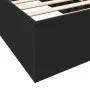 Schwarzer Bettrahmen aus Holzwerkstoff, 90 x 190 cm von vidaXL, Betten und Lattenroste - Ref: Foro24-3281064, Preis: 93,81 €,...