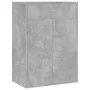 Mueble zapatero de contrachapada gris hormigón 60x35x84 cm de vidaXL, Zapateros y organizadores de calzado - Ref: Foro24-8010...