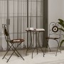Juego de bistró de mosaico de hierro cerámica terracota blanco by vidaXL, Garden sets - Ref: Foro24-3216355, Price: 198,25 €,...