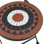 Juego de bistró de mosaico de hierro cerámica terracota blanco de vidaXL, Conjuntos de jardín - Ref: Foro24-3216355, Precio: ...