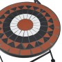 Spiel aus Bistro-Mosaik aus Eisen, Keramik, Terrakotta und Weiß von vidaXL, Gartensets - Ref: Foro24-3216355, Preis: 198,25 €...