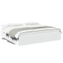 Estructura de cama madera de ingeniería blanca 200x200 cm de vidaXL, Camas y somieres - Ref: Foro24-3280986, Precio: 144,44 €...