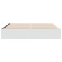Estructura de cama madera de ingeniería blanca 200x200 cm de vidaXL, Camas y somieres - Ref: Foro24-3280986, Precio: 144,44 €...