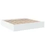 Weißer Bettrahmen aus Holzwerkstoff, 200 x 200 cm von vidaXL, Betten und Lattenroste - Ref: Foro24-3280986, Preis: 142,71 €, ...