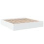 Weißer Bettrahmen aus Holzwerkstoff, 200 x 200 cm von vidaXL, Betten und Lattenroste - Ref: Foro24-3280986, Preis: 144,44 €, ...