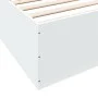 Weißer Bettrahmen aus Holzwerkstoff, 200 x 200 cm von vidaXL, Betten und Lattenroste - Ref: Foro24-3280986, Preis: 142,71 €, ...