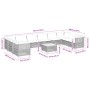 Set mit 11 Stück Gartensofas und Kissen synthetisches Rattan schwarz von vidaXL, Gartensets - Ref: Foro24-3262028, Preis: 786...