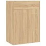 Mueble zapatero de madera contrachapada color roble 60x35x84cm by vidaXL, Shoe racks and shoe organizers - Ref: Foro24-801074...