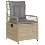 Set comedor de jardín 7 pzas con cojines ratán sintético beige by vidaXL, Garden sets - Ref: Foro24-3262932, Price: 767,15 €,...