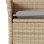 Garten-Essgruppe, 5-teilig, mit synthetischem Rattan, beigen Kissen und Glasplatte. von vidaXL, Gartensets - Ref: Foro24-3278...