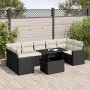 Set de sofás de jardín 8 piezas y cojines ratán sintético negro by vidaXL, Garden sets - Ref: Foro24-3267146, Price: 541,58 €...