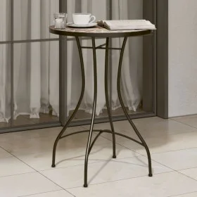 Bistro-Tisch aus Terrakotta- und weißem Keramikmosaik Ø50x70 cm. von vidaXL, Gartentische - Ref: Foro24-4003402, Preis: 102,6...