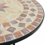 Mesa bistró de mosaico cerámica terracota y blanco Ø50x70 cm by vidaXL, Garden tables - Ref: Foro24-4003402, Price: 102,61 €,...