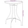 Mesa bistró de mosaico cerámica terracota y blanco Ø50x70 cm by vidaXL, Garden tables - Ref: Foro24-4003402, Price: 102,61 €,...