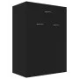Black plywood shoe cabinet 60x35x84 cm by vidaXL, Shoe racks and shoe organizers - Ref: Foro24-801072, Price: 80,01 €, Discou...