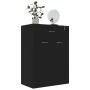 Black plywood shoe cabinet 60x35x84 cm by vidaXL, Shoe racks and shoe organizers - Ref: Foro24-801072, Price: 80,01 €, Discou...
