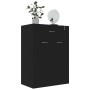 Mueble zapatero de madera contrachapada negro 60x35x84 cm de vidaXL, Zapateros y organizadores de calzado - Ref: Foro24-80107...