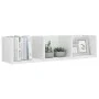 CD-Wandregal aus glänzend weißem Sperrholz, 75 x 18 x 18 cm von vidaXL, Regale und Regale - Ref: Foro24-801316, Preis: 34,90 ...