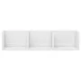 CD-Wandregal aus glänzend weißem Sperrholz, 75 x 18 x 18 cm von vidaXL, Regale und Regale - Ref: Foro24-801316, Preis: 34,90 ...