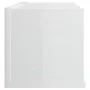 CD-Wandregal aus glänzend weißem Sperrholz, 75 x 18 x 18 cm von vidaXL, Regale und Regale - Ref: Foro24-801316, Preis: 34,90 ...